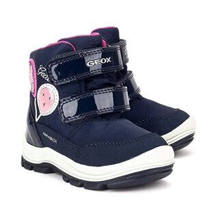 Geox baby-girls Flanfil Embellished ABX Waterproof Boot